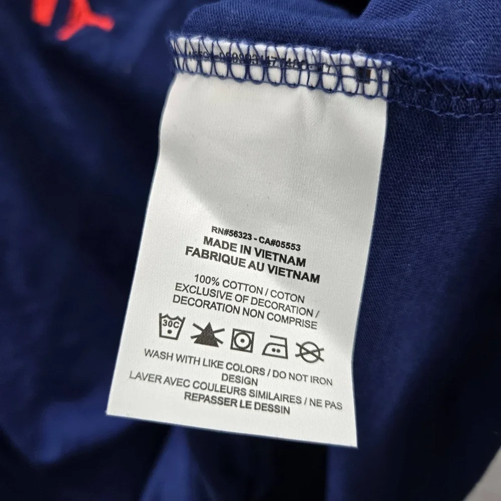 Air Jordan‎ Men Shirt 2XL Blue ZW Embroidery Logo Zion Williamson